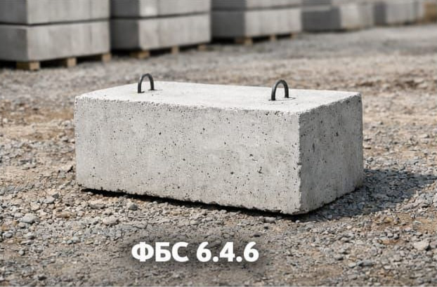 6-4-6 Фундаментные блоки (ФБС) – готовые бетонные или железобетонные изделия, используемые для обустройства основания различных построек. Из них выкладывают ленточный фундамент погребов, технических помещений, неотапливаемых зданий, подвалов и цокольных помещений.